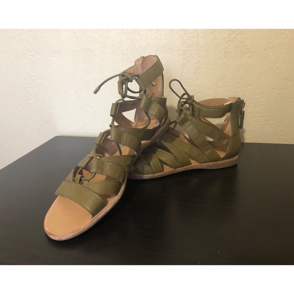 Franco Sarto Brisbane Green Sandals Size 8.5 - Picture 2 of 8